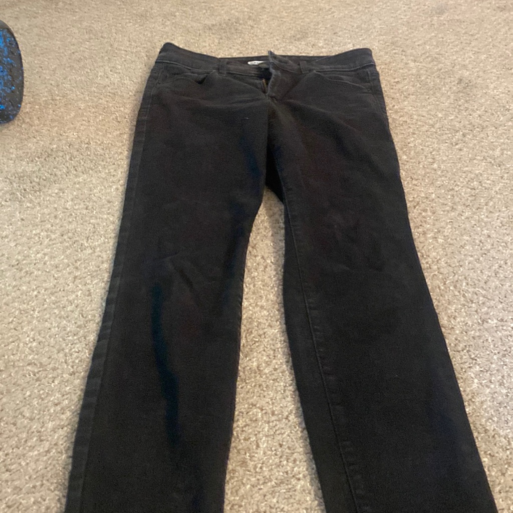 Solid Black Jean Pants